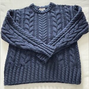 NWOT! J.Crew Cotton Cable-knit Crewneck Sweater